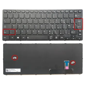 UK UI Išdėstymą Nešiojamas Keybaord Už Dynabook Tecra A30-G A30-G-15A A30-G-15D A30-G-153 A30-G-12E A30-G-11K