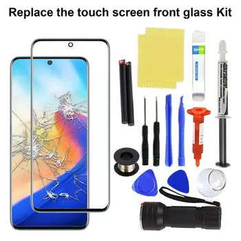 Ultra plonas Pakeitimo Telefono Priekinės Touch Screen Repair Kit Galaxy S8/S8 Plius/P9/S9 Plus/S10/S20/S21 Plius
