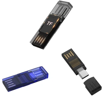 USB C Tipo Kortelių Skaitytuvas OTG Adapterio Atminties Cardread
