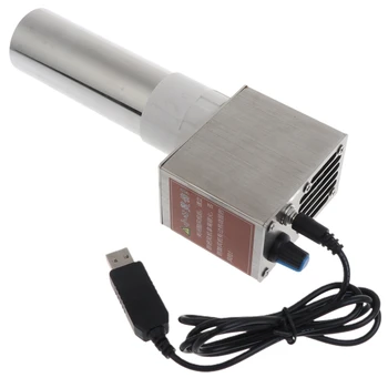 USB Ventiliatorius, GRILIS, Oro Pūstuvas Reguliuoti Greičio Dual-Fan Kempingas Grotelių Orpūtė Dropship