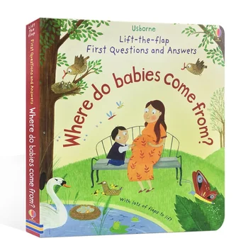 Usborne Kur Kūdikiai Ateiti Iš anglų kalbos Švietimo 3D Vaizdas Knyga Baby Vaikų Nušvitimą, Skaityti Knygas