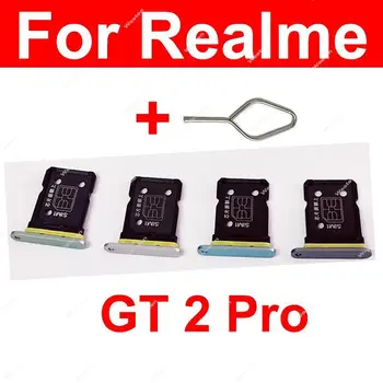 Už Realme GT2 Pro GT 2 Pro SIM Kortelės lizdas SD Kortelės Lizdas Reader Sim Kortelės Laikiklio Angą atsarginės Dalys