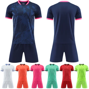 Vasaros Mokymo Rinkinių Spausdinti Mens Fitneso Quick Dry Veikia Futbolo Marškinėliai Šortai Lauko Uniforma Užsakymą Jersey Kostiumai