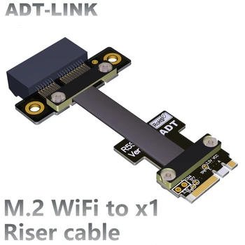 VDA-Link M. 2 WiFi Klavišą A. E. į PCIe x1 Stove Kabelis Male-to-Female Adapter PCIe 3.0 Gen3 M. 2 A. Klavišą E Sąsaja Mainboard Extender