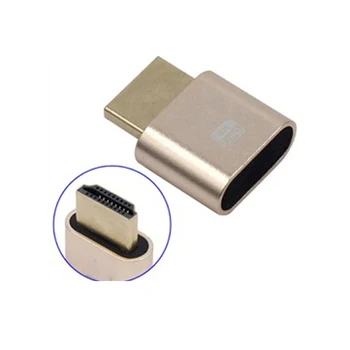 VGA Virtualus Ekranas HDMI Adapteris-suderinama 1,4 DDC EDID Manekeno Plug Begalvis Dvasios Ekranas Emuliatorius Vaizdo Kortelės Užraktas Plokštė