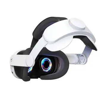 VR galvos dirželis reguliuojamas patogus VR pagalvėlės priedai aukštos kokybės silicio ABS VR laikiklio diržu, virtualios realybės įrenginys