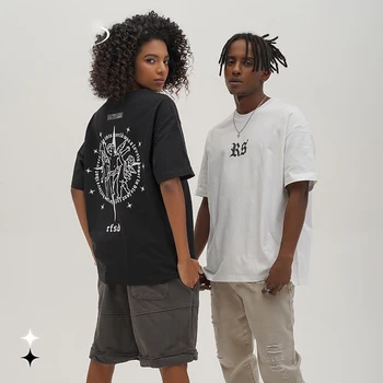 Vyriški Laisvi Marškinėliai Juokinga Atspausdintas Laiškas Viršūnes Tees Streetwear Naujas Vasaros Atsitiktinis Harajuku Hip-Hop Medvilnės trumpomis Rankovėmis Tshirts