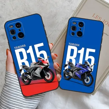 Yamaha motociklų Lenktynių Telefoną Atveju KOLEGA Rasti X2 X3 X5 RENO 8 6 7 4 Pro Plus A57 A16 A54 A74 A54 A97 A53 Juoda Coque