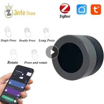 ZigBee Tuya Belaidžio Smart Rankenėlę Perjunkite Scena Jungiklio Mygtuką Valdiklį, Spustelėkite Rodyti Automatizavimo Darbai Su App Kontroliuoti Smart Gyvenimo