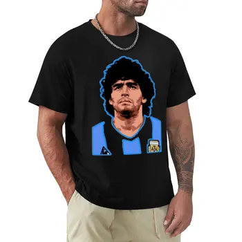 Čempione Ispanija 9 Diegos Ir Maradonas Futbolo Dovanų Kampanijos Kūrybos Aukštos Kokybės Tees Harajuku Fitneso JAV Dydis