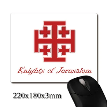 Šventojo Miesto Jeruzalės Riteriai heraldika spausdinti Sunkiųjų audimo anti-slip gumos padas biuras pelės padelį, Miestelyje Šalies naudai dovanos