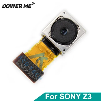 Aocarmo Galiniai Pagrindinis galinė vaizdo Kamera Sony Xperia Z3 D6603 D6653 D6633 Dual Didelį Fotoaparatą, Flex Kabelis atsarginės Dalys 20.7 MP
