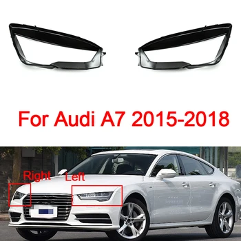 Audi A7 Automobilių Žibintų Padengti Led Žibintai Skaidrūs Umbra Lempos Atspalvis Priekinis Žibintas Shell Objektyvas 2015 2016 2017 2018