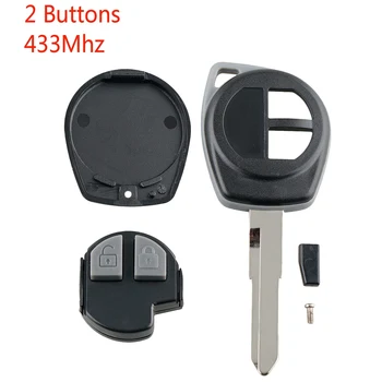 Automobilio Smart Remote Key 2 Mygtukai, Tinka Suzuki, Swift, Sx4 Alto Jimny Vitara Ignis Splash 2007-2013 m. 433Mhz