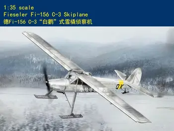 Hobby Boss 80183 1/35 Fieseler Fi-156 C-3 Skiplane Modelio Rinkinys