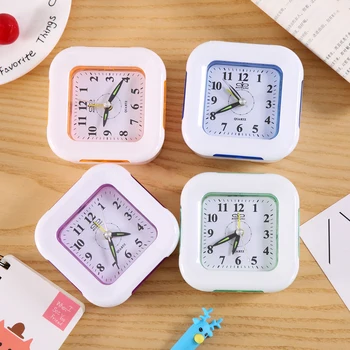 Kūrybinių Mados Vaikai Maži Laikrodis Mažas Naktiniai Laikrodžiai Nešiojamų Aikštėje Mažas Žadintuvas Minimalistinio Plastiko Žadintuvas
