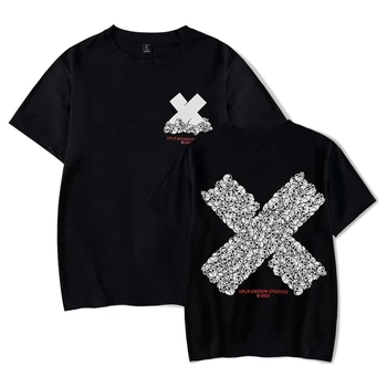 XPLR Kaulai T-shirt Sam ir Colby Merch Helovinas Crewneck Tee Trumpas Rankovės Streetwear Vyrai Moterys 2023 Mados Drabužiai