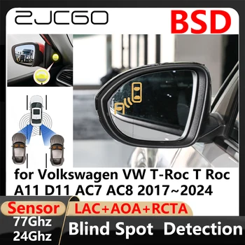 BSD Blind Spot Aptikimo Juostų Kaita, Padeda Stovėjimo Vairavimo Warnin Volkswagen VW T-Roc T Roc A11 D11 AC7 AC8 2017~2024